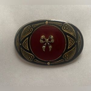 Catherine Popesco vintage Oval Brooch Pin